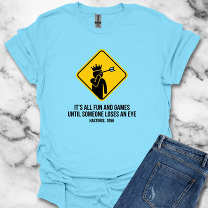 Hastings King Harold Loses an Eye Unisex Lightweight T-Shirt
