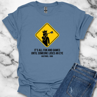 Hastings King Harold Loses an Eye Unisex Lightweight T-Shirt