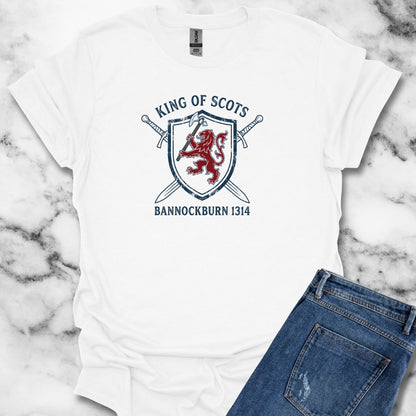 Battle of Bannockburn 1314 King of Scots Unisex Lightweight T-Shirt