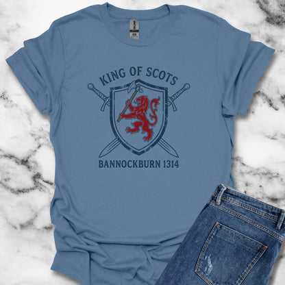 Battle of Bannockburn 1314 King of Scots Unisex Lightweight T-Shirt