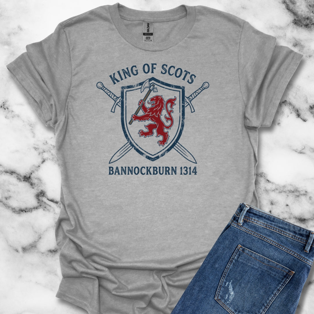Battle of Bannockburn 1314 King of Scots T-Shirt