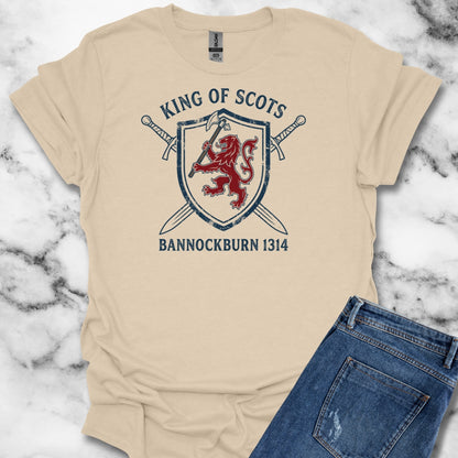 Battle of Bannockburn 1314 King of Scots Unisex Lightweight T-Shirt