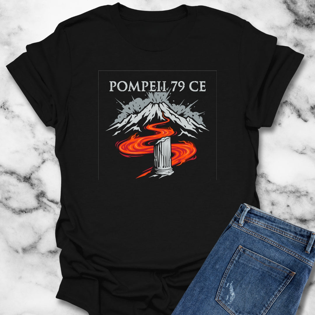 Pompeii Vesuvius Eruption 79 CE T-Shirt