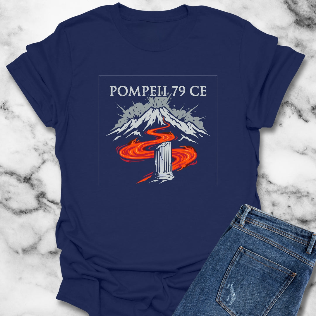 Pompeii Vesuvius Eruption 79 CE T-Shirt