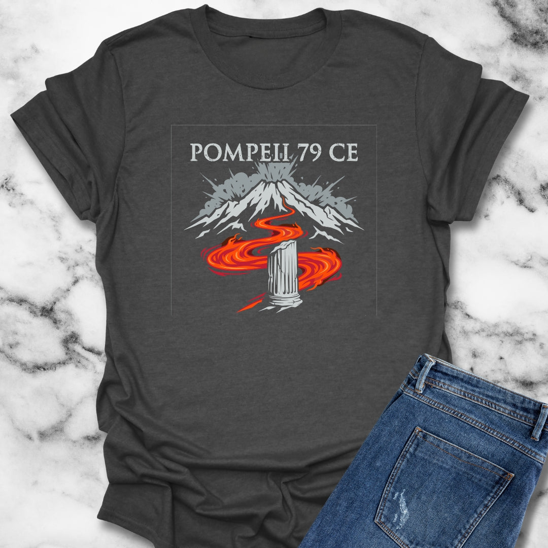 Pompeii Vesuvius Eruption 79 CE T-Shirt