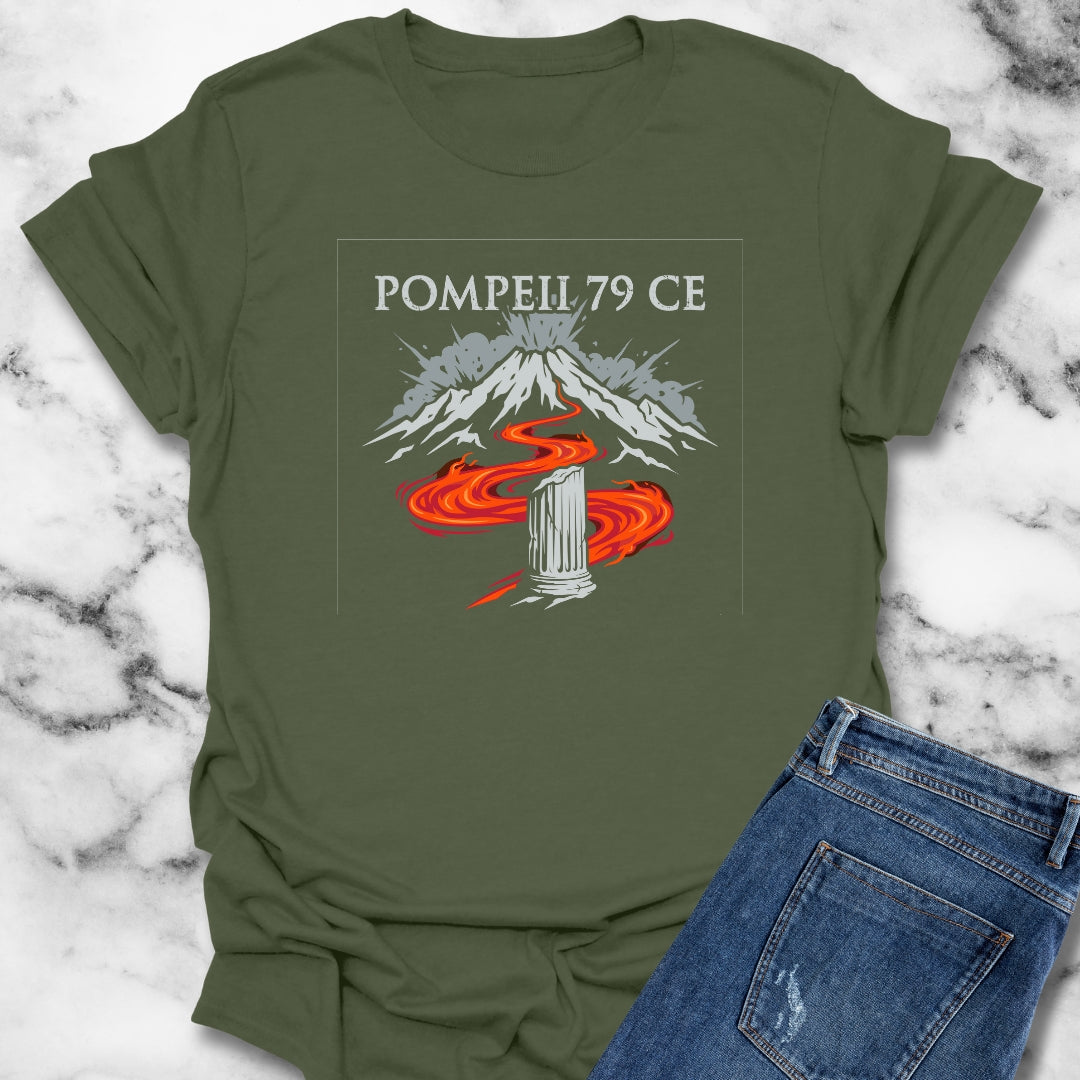 Pompeii Vesuvius Eruption 79 CE T-Shirt