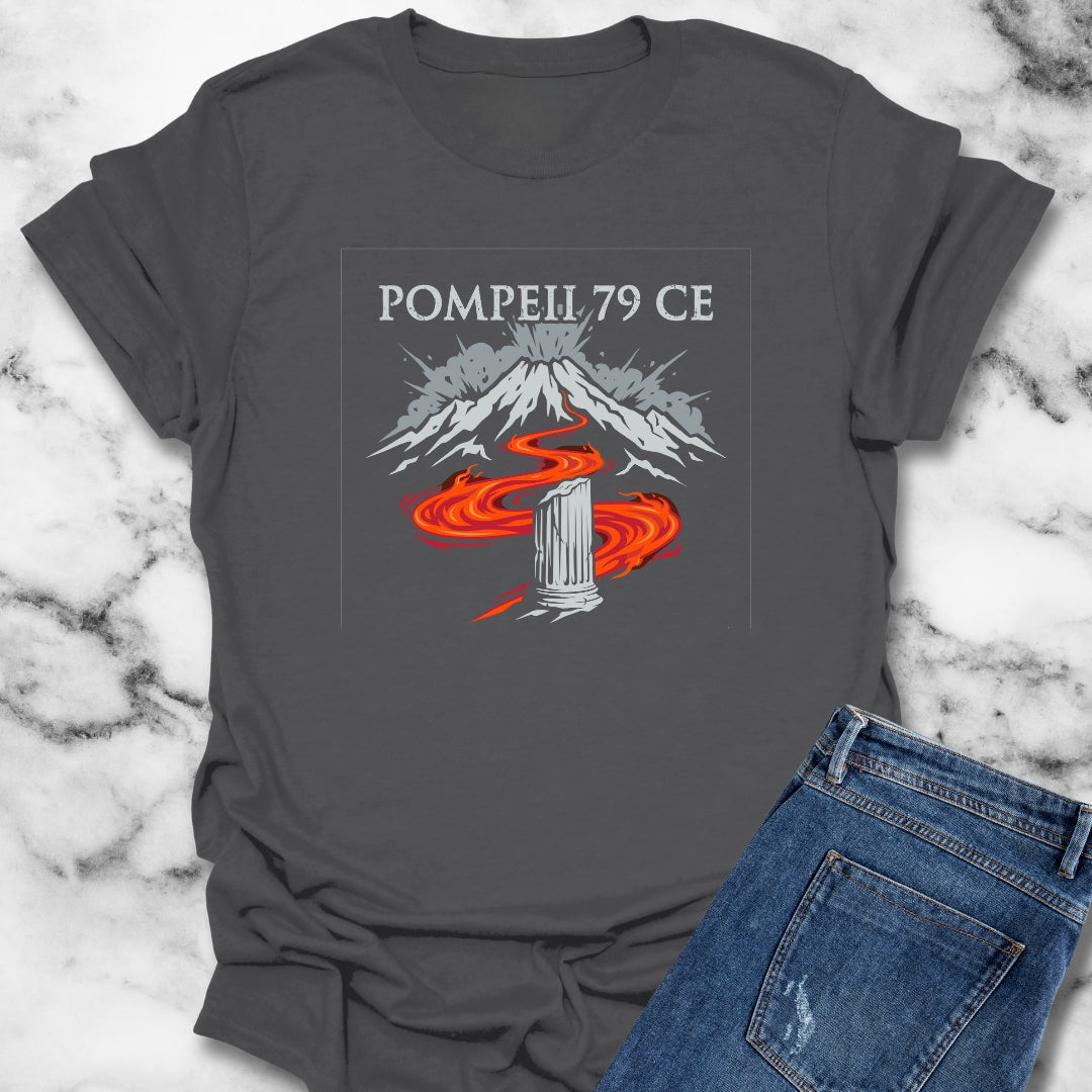 Pompeii Vesuvius Eruption 79 CE T-Shirt