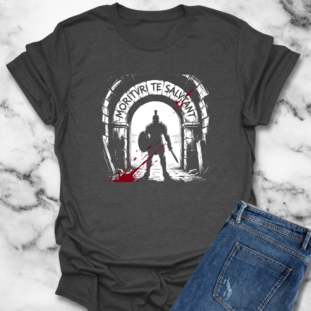 Morituri Te Salutant Gladiator We Salute You T-Shirt