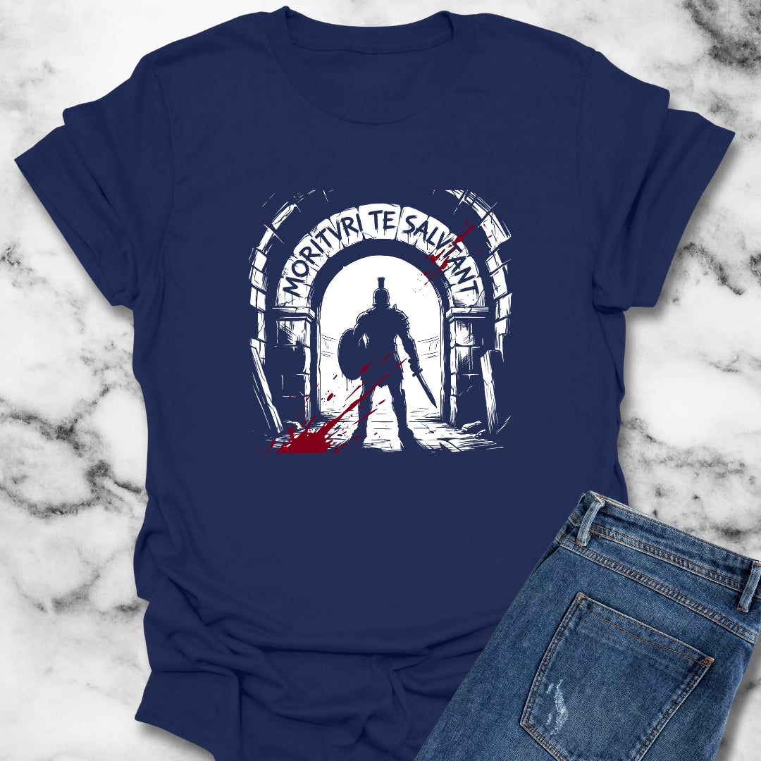Morituri Te Salutant Gladiator We Salute You T-Shirt