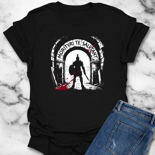 Morituri Te Salutant Gladiator We Salute You T-Shirt