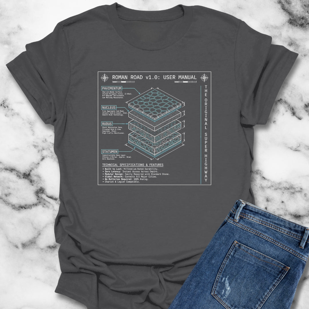Roman Road Schematic T-Shirt