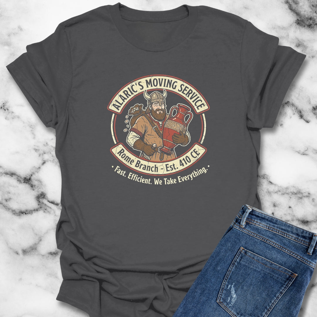 Alaric Moving Service Goth Sack of Rome T-Shirt