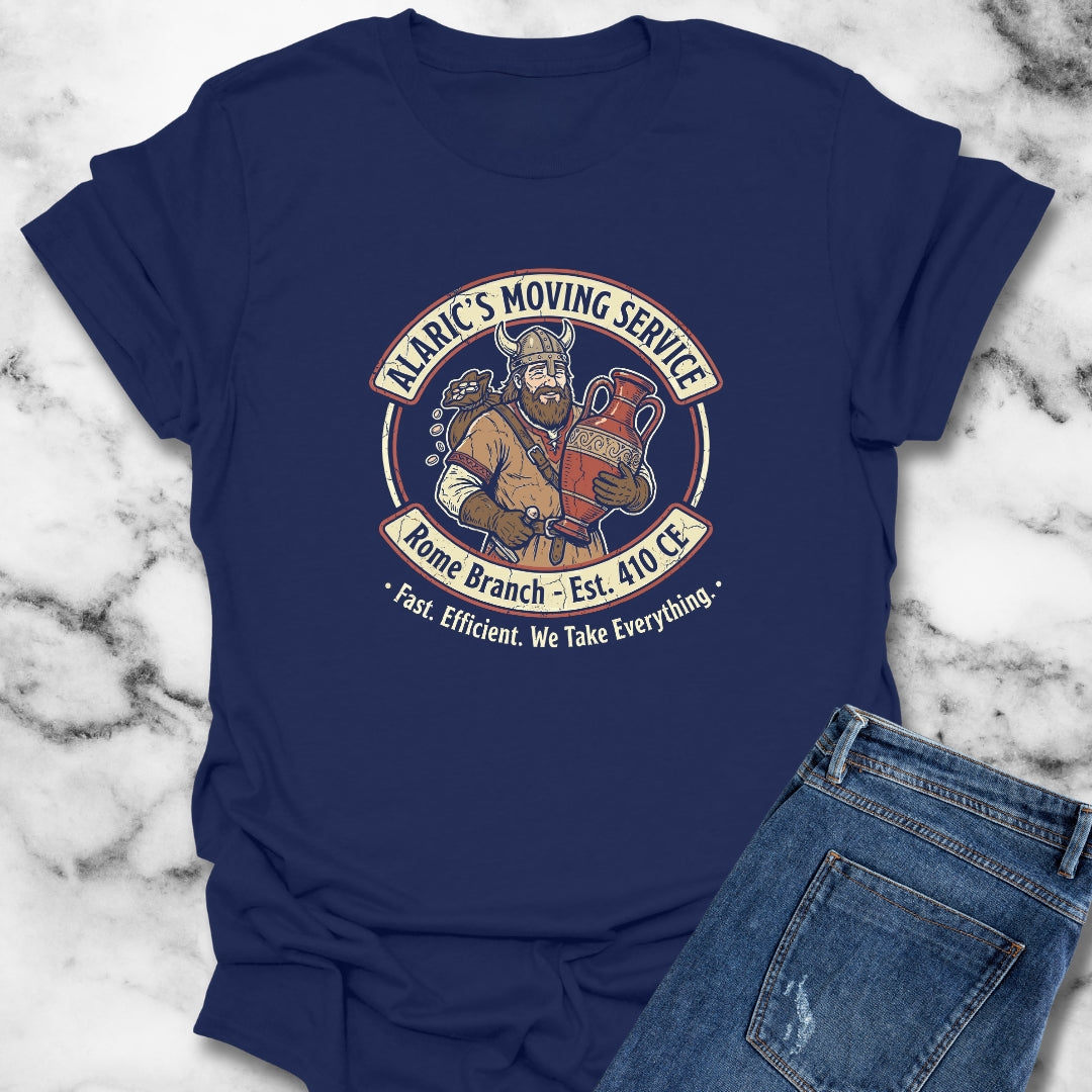 Alaric Moving Service Goth Sack of Rome T-Shirt