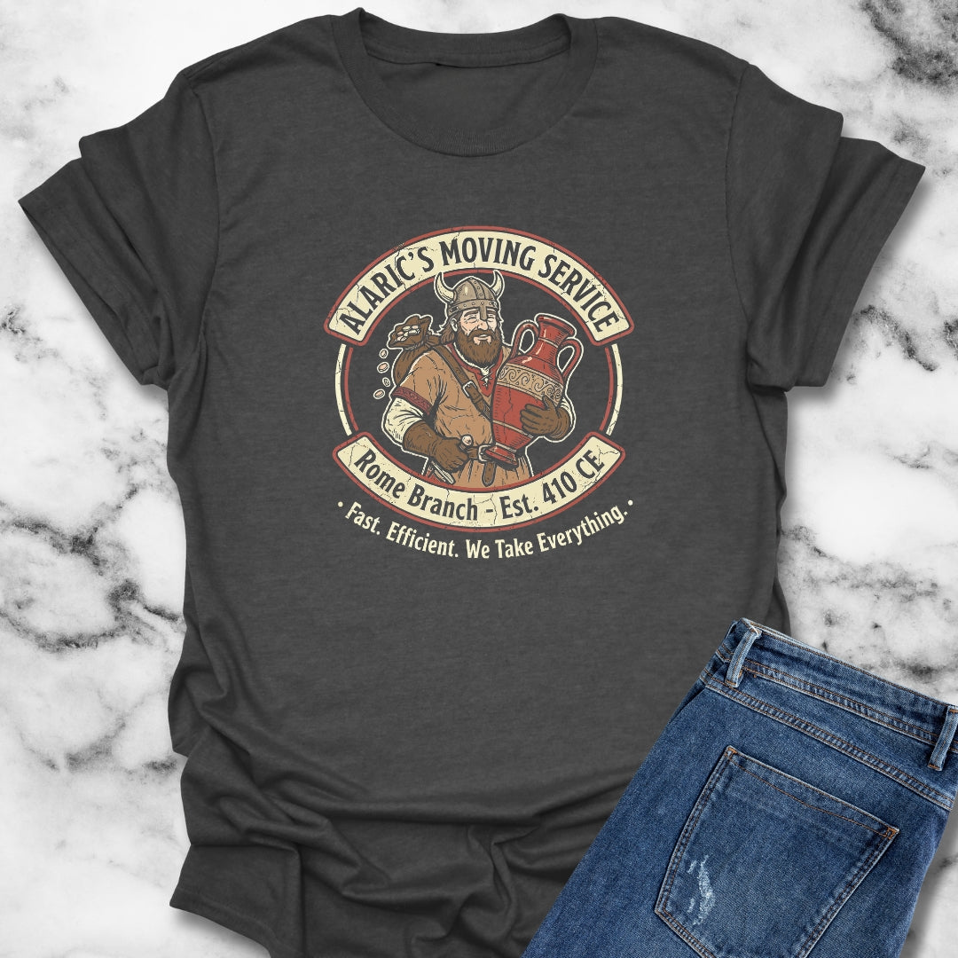 Alaric Moving Service Goth Sack of Rome T-Shirt