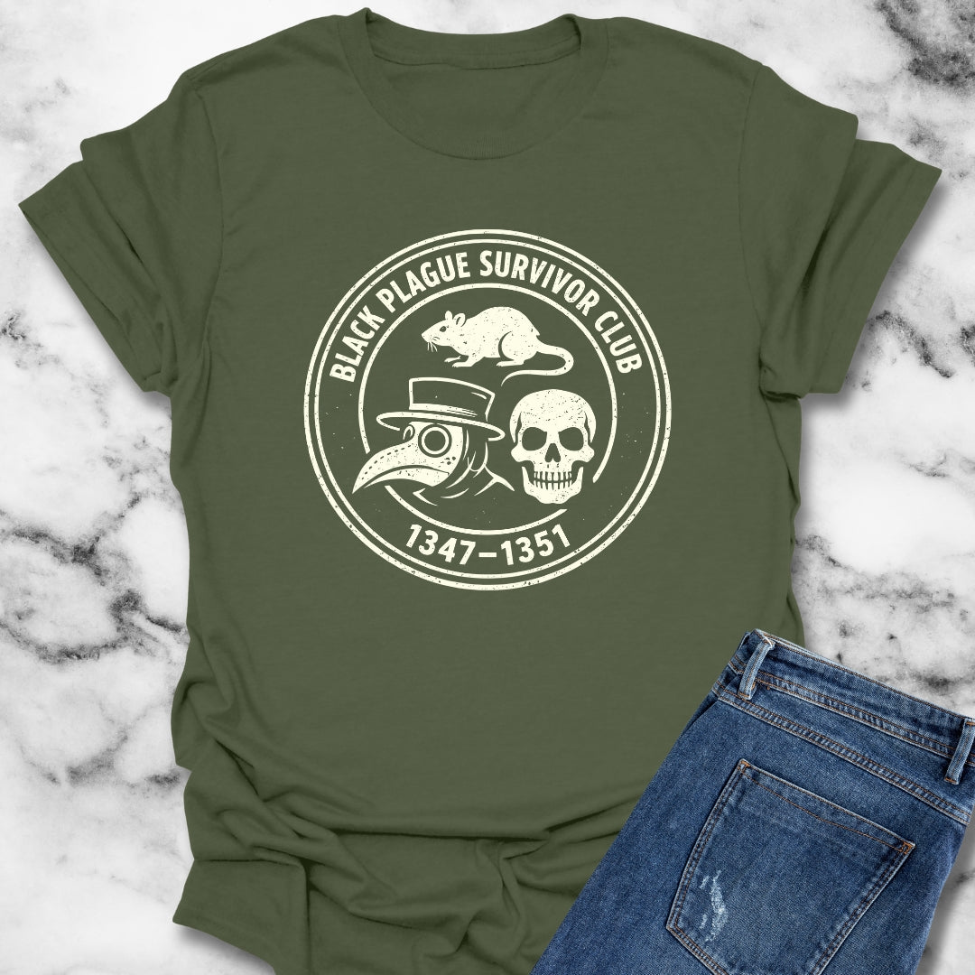 Black Plague Survivor Club T-Shirt