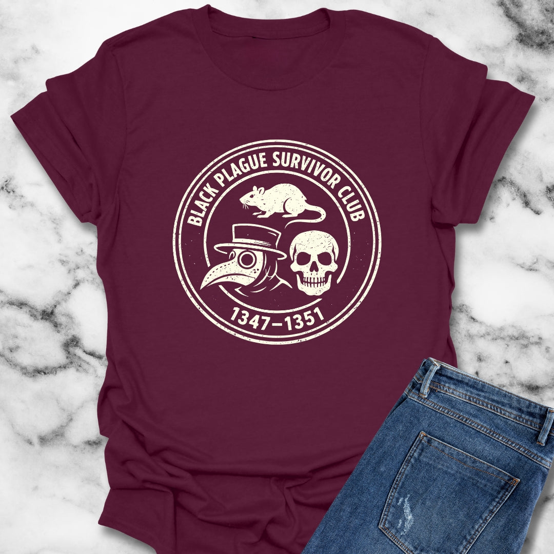 Black Plague Survivor Club T-Shirt