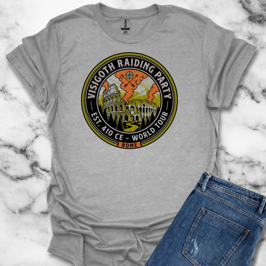 Visigoth Raiding Party Sack of Rome T-Shirt