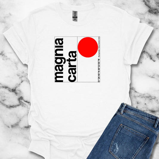 Minimalist Typography Magna Carta T-Shirt