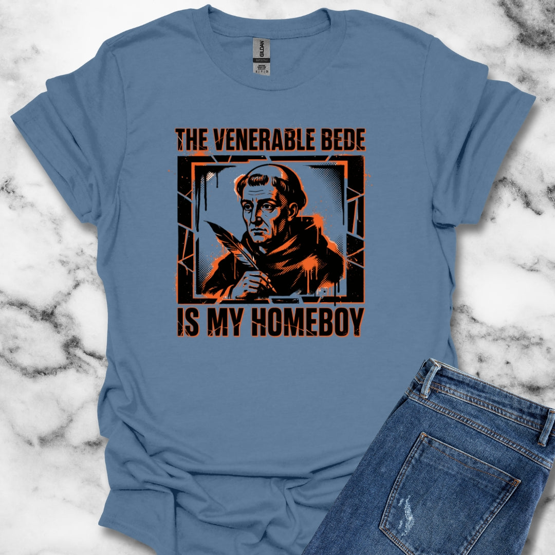 The Venerable Bede Is My Homeboy T-Shirt