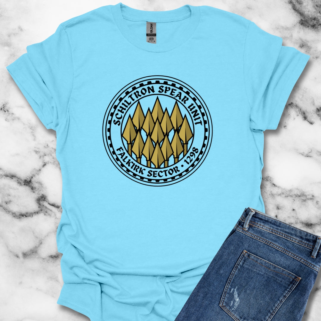 Battle of Falkirk Schiltron Spear Unit T-Shirt