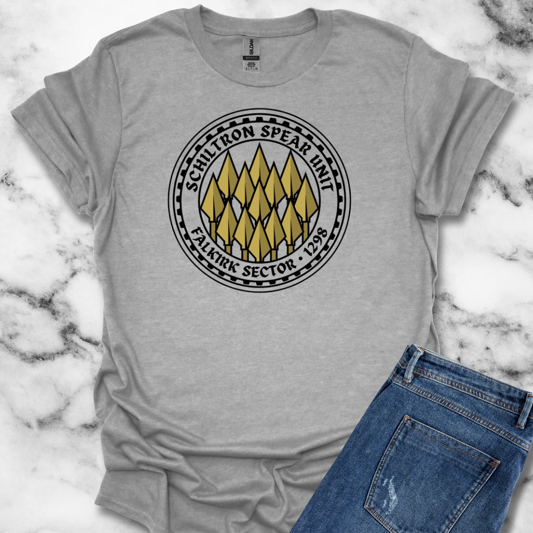 Battle of Falkirk Schiltron Spear Unit T-Shirt