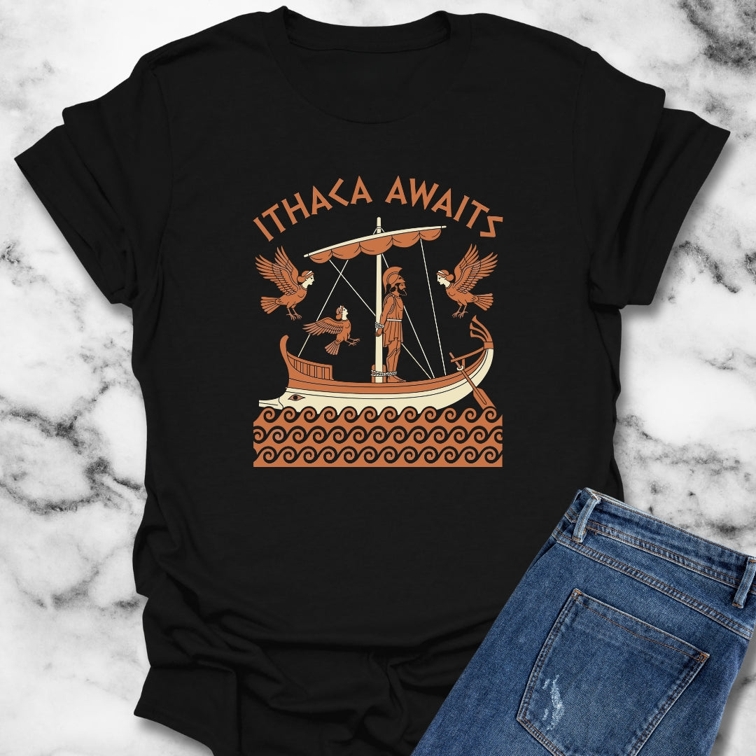 Odyssey Ithaca Awaits T-Shirt