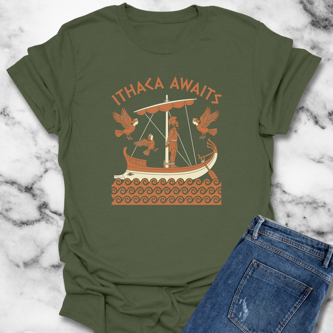 Odyssey Ithaca Awaits T-Shirt
