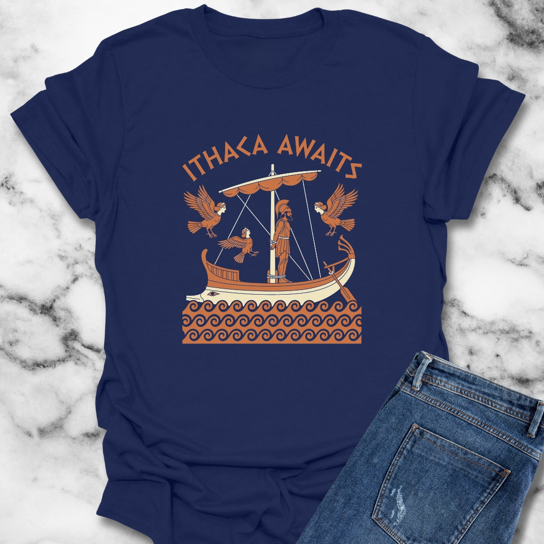 Odyssey Ithaca Awaits T-Shirt