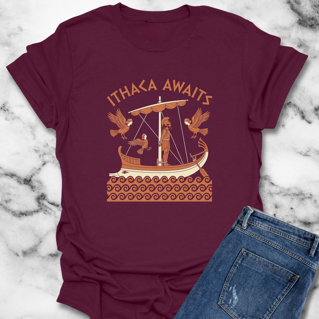 Odyssey Ithaca Awaits T-Shirt