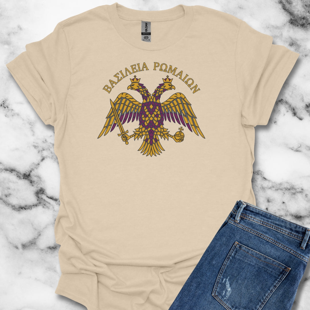 Eastern Roman Empire Byzantine in Ancient Greek T-Shirt