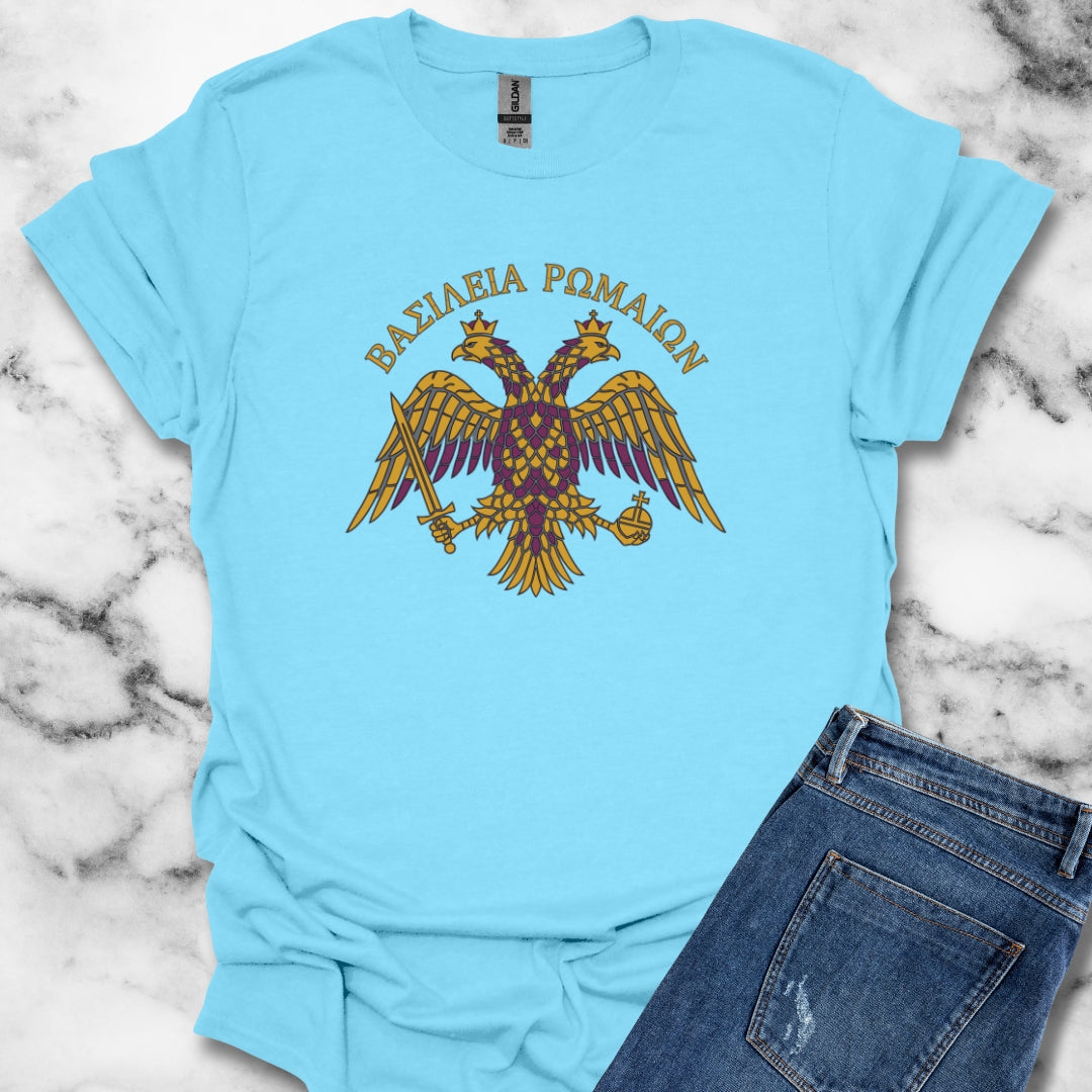 Eastern Roman Empire Byzantine in Ancient Greek T-Shirt