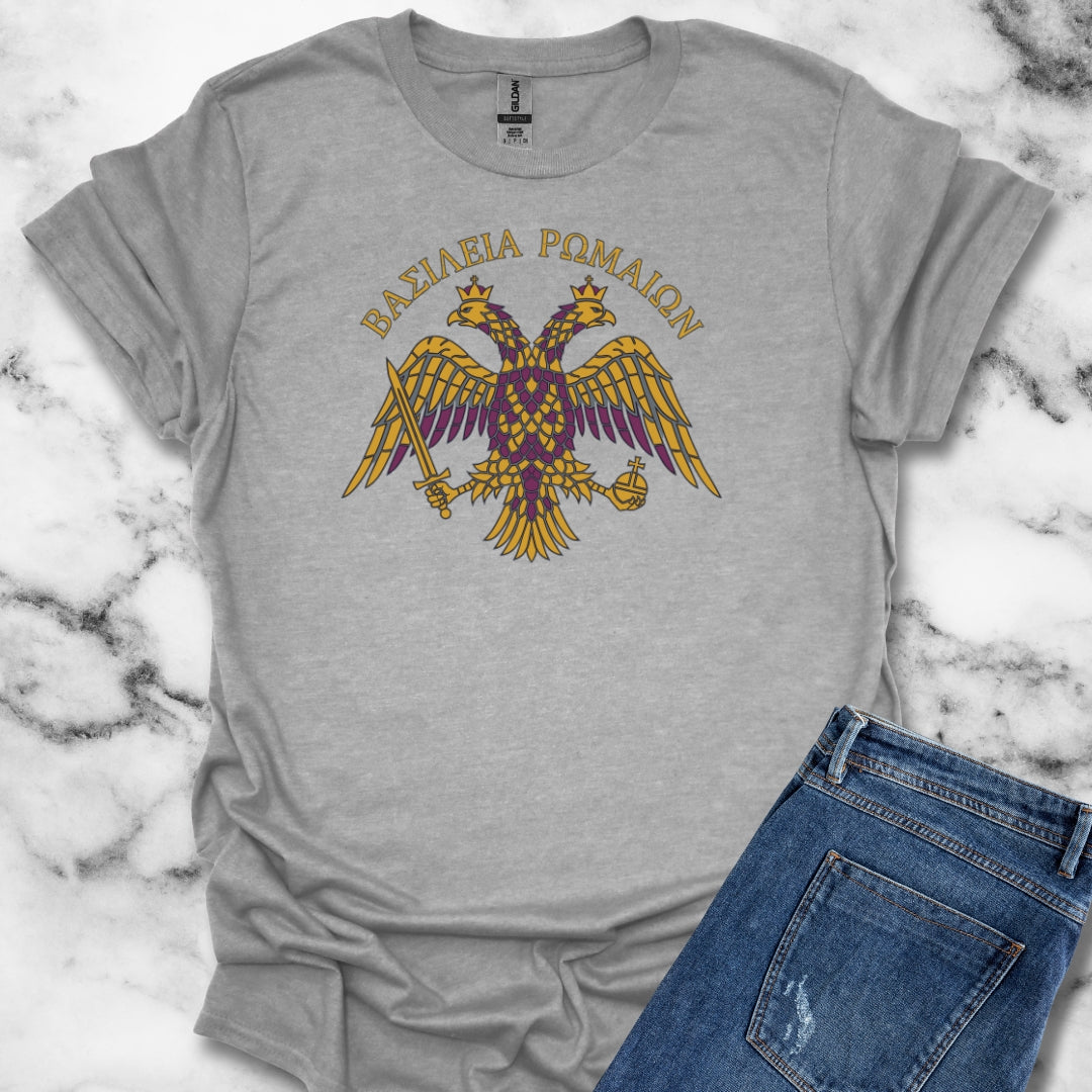 Eastern Roman Empire Byzantine in Ancient Greek T-Shirt