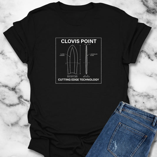 Clovis Point Schematic T-Shirt