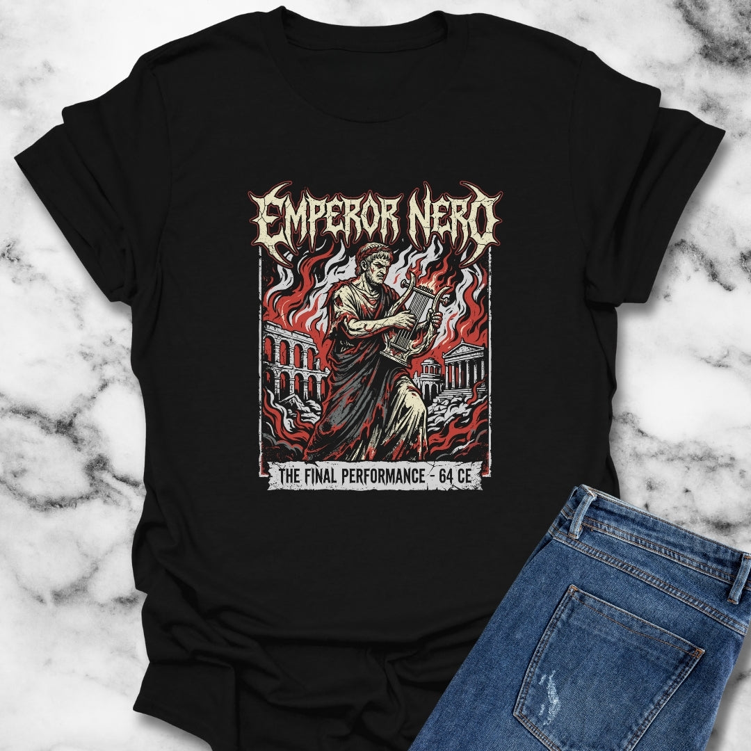 Emperor Nero Rome Burning T-Shirt
