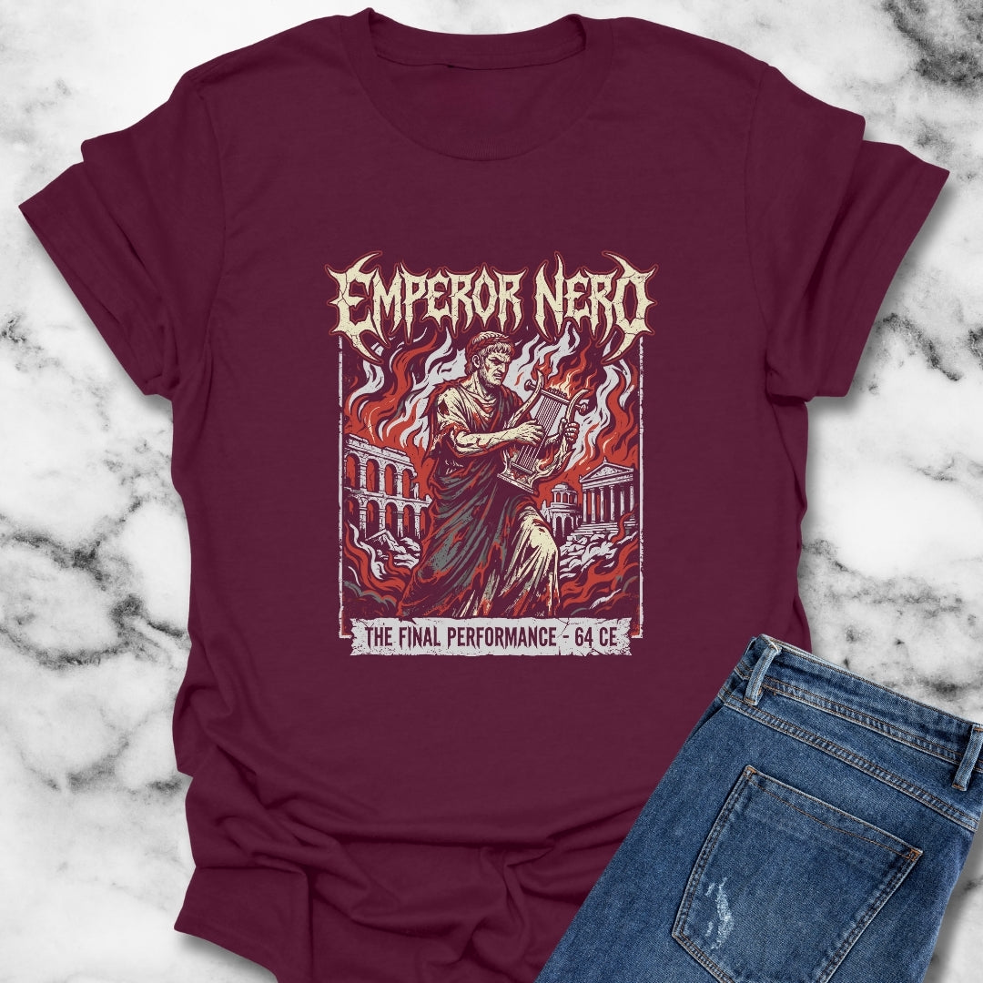 Emperor Nero Rome Burning T-Shirt