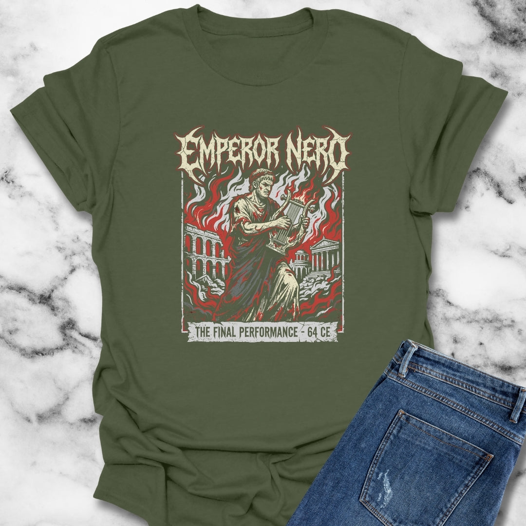 Emperor Nero Rome Burning T-Shirt