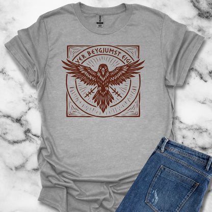 Celtic Raven We Do Not Bow Unisex Lightweight T-Shirt