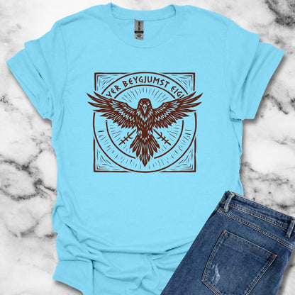 Celtic Raven We Do Not Bow Unisex Lightweight T-Shirt