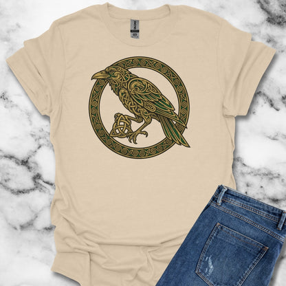 Celtic Raven Unisex Lightweight T-Shirt