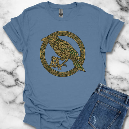 Celtic Raven Unisex Lightweight T-Shirt