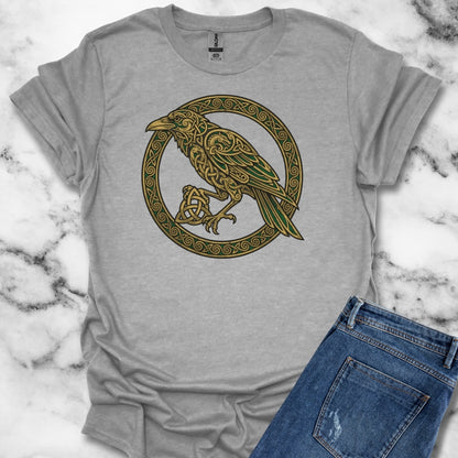 Celtic Raven Unisex Lightweight T-Shirt