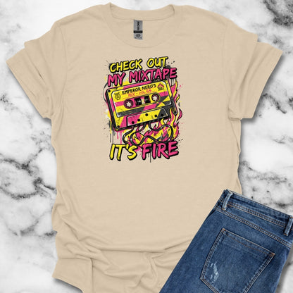 Emperor Nero Mix Tape Unisex Lightweight T-Shirt