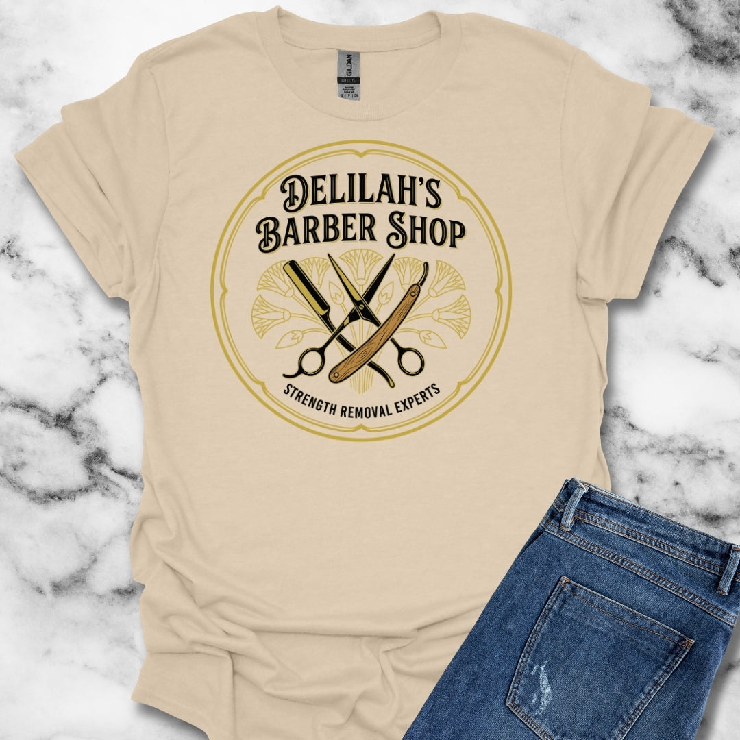 Philistine Delilah Barber Shop T-Shirt