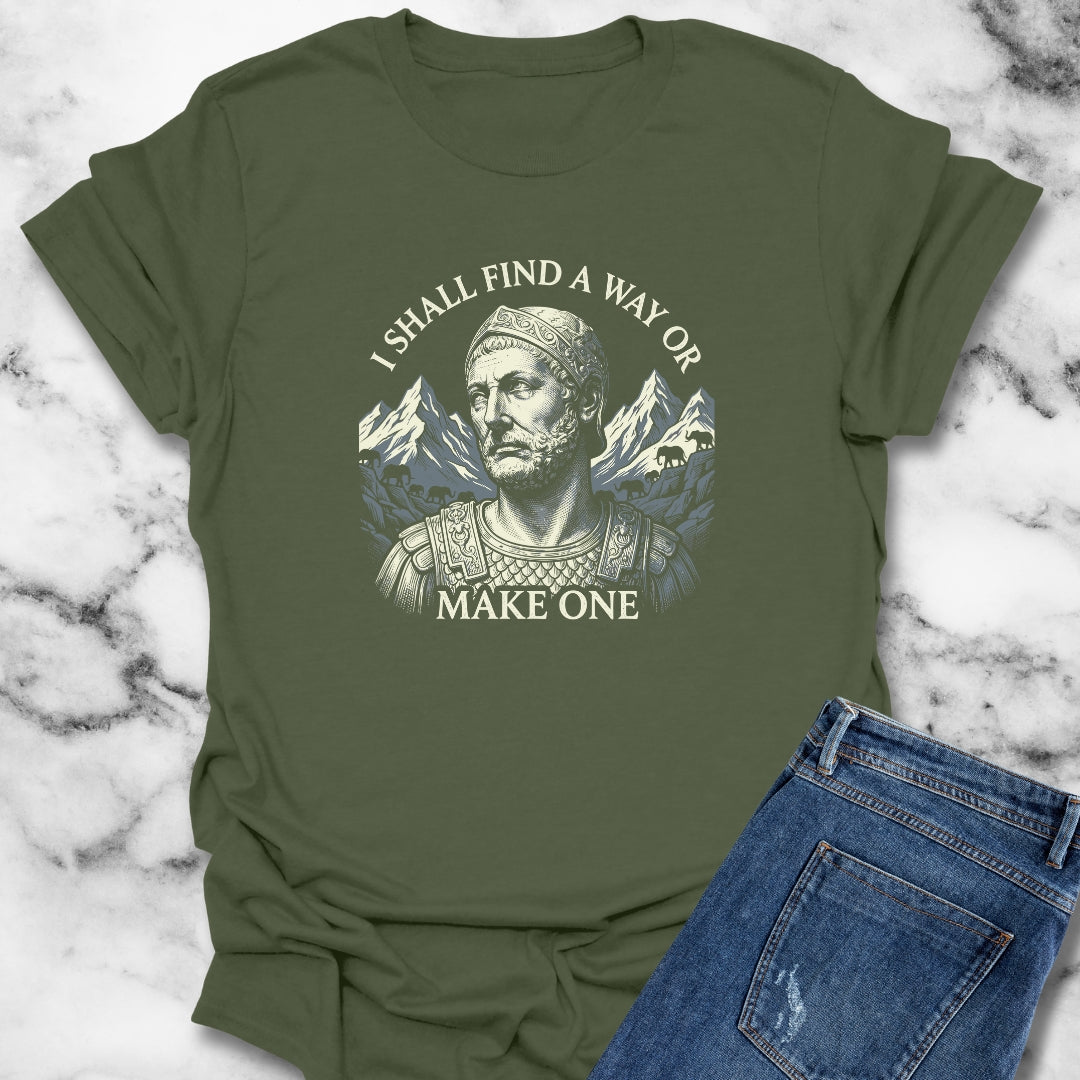 Hannibal Carthaginian Find A Way Quote T-Shirt
