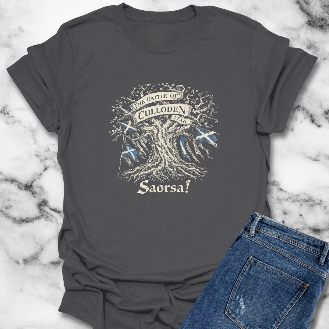 Battle of Culloden Saorsa Freedom T-Shirt