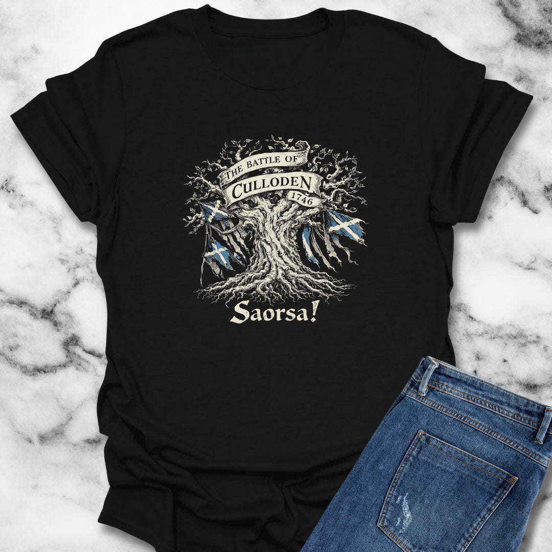 Battle of Culloden Saorsa Freedom T-Shirt