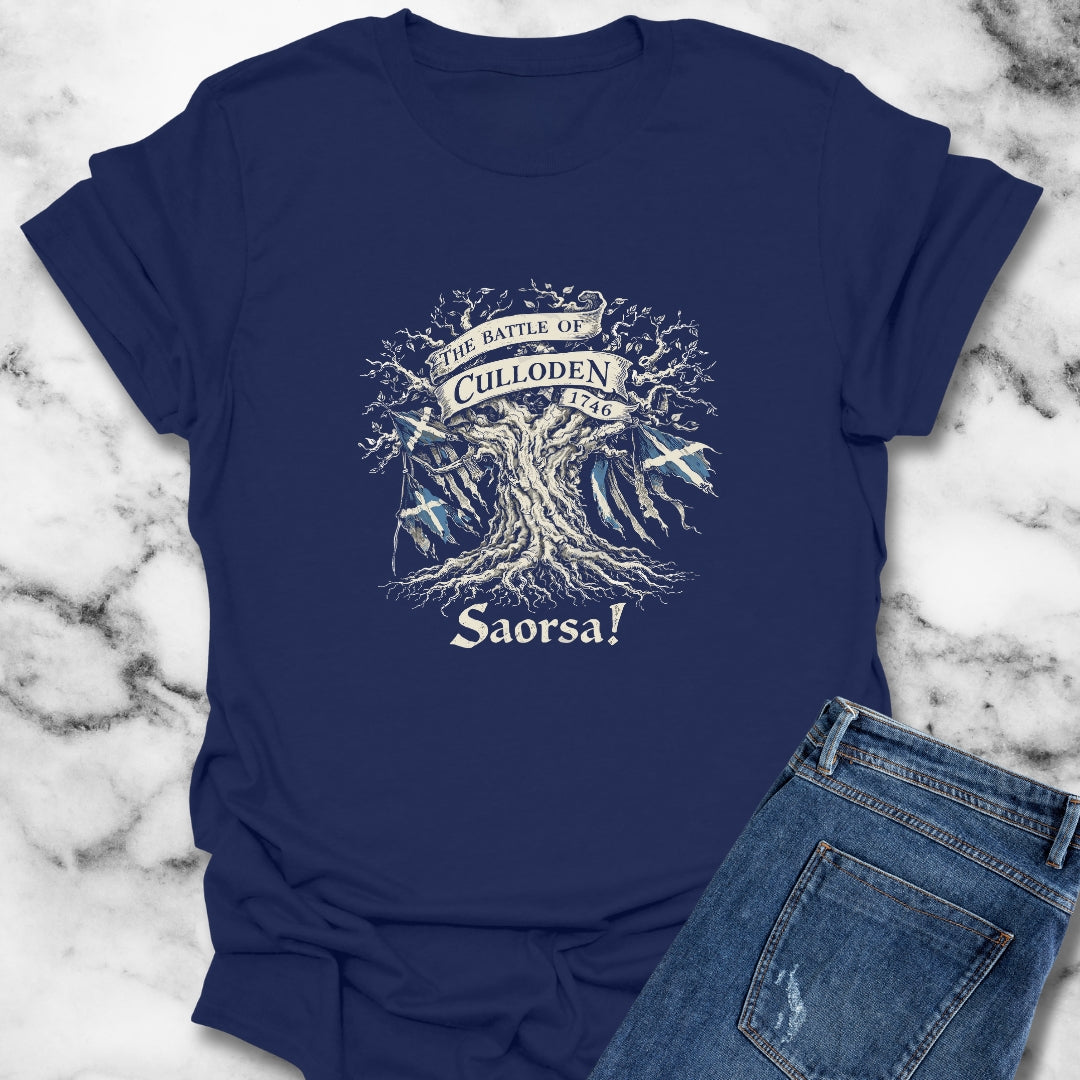 Battle of Culloden Saorsa Freedom T-Shirt