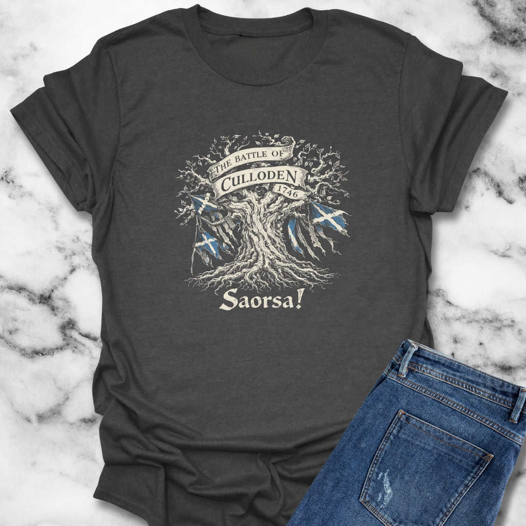 Battle of Culloden Saorsa Freedom T-Shirt