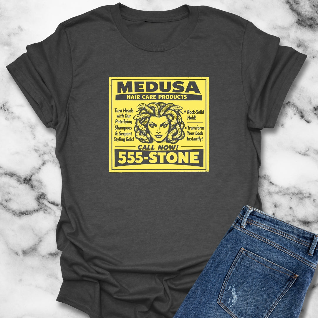 Medusa Hair Care Products Vintage Ad Style T-Shirt