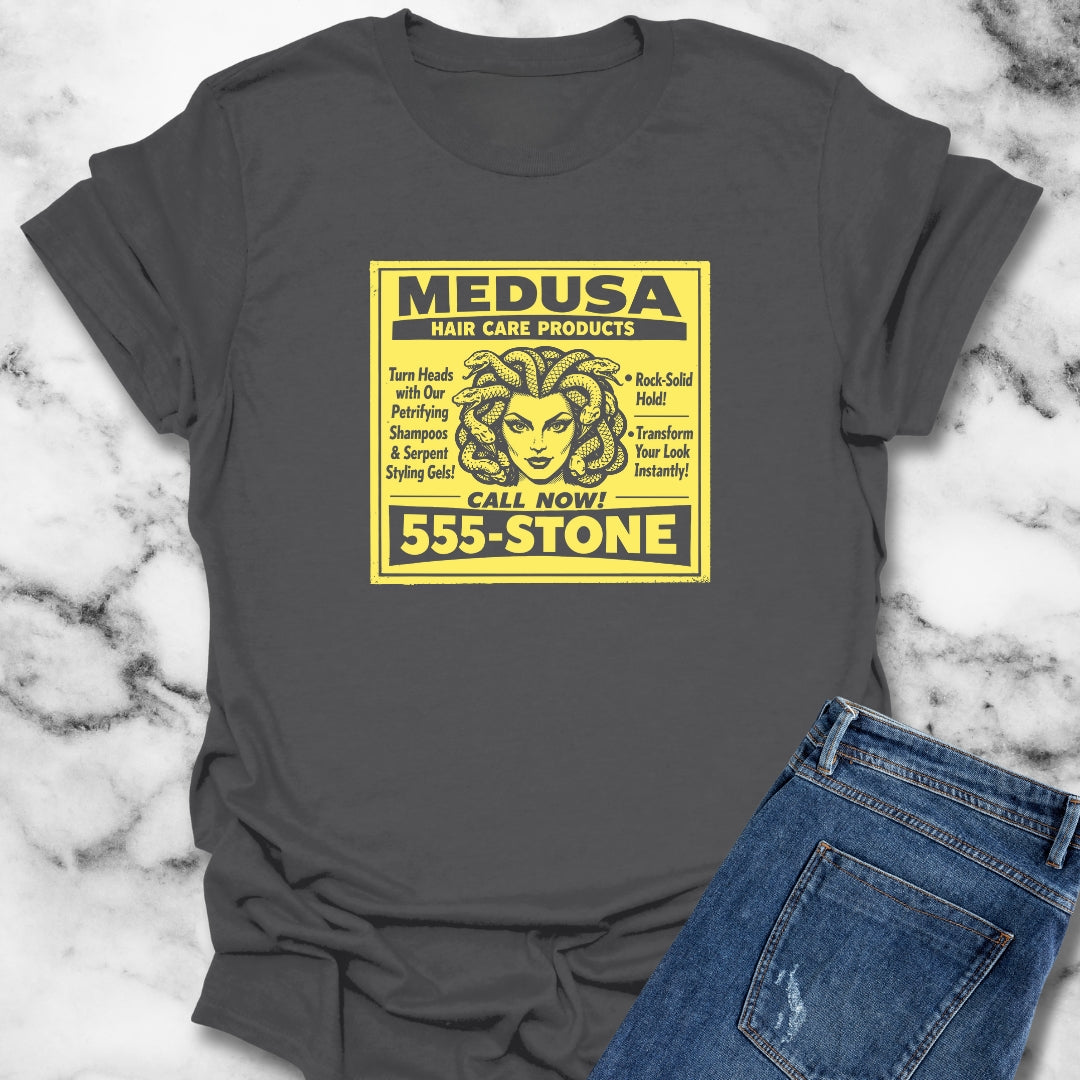 Medusa Hair Care Products Vintage Ad Style T-Shirt